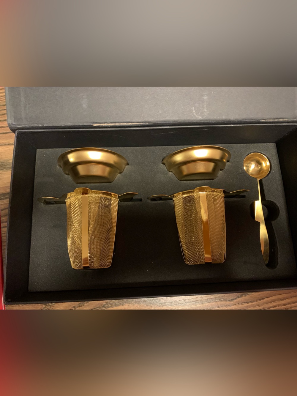 Lunvo Gold Tea Infuser Set - Picture 4 of 6